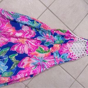 Lilly Pulitzer Floral Dress mommy and me both included size 2 mom an size 2 mini